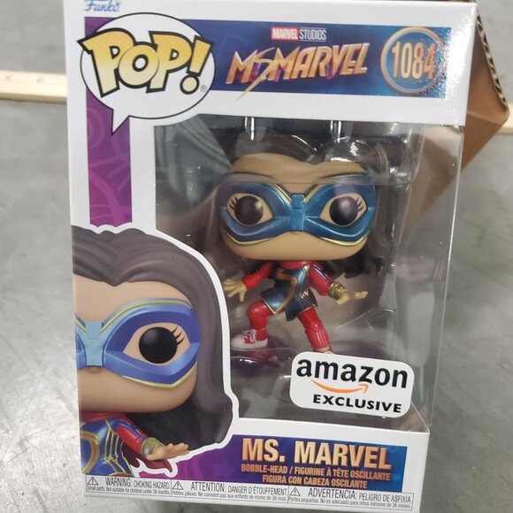 Funko Pop! Ms. Marvel 1084  Exclusive Bobble-Head Vinyl Collectible Figure - Picture 2 of 8